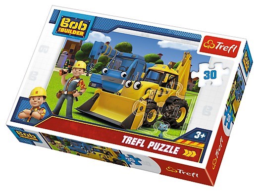 Trefl (18214) - "Bob The Builder" - 30 pieces puzzle