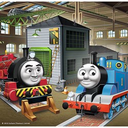 Trefl (34821) - "Thomas & Friends" - 20 36 50 pieces puzzle