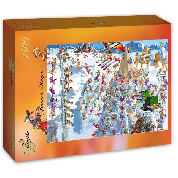 Grafika (T-00183) - François Ruyer: "Climbing" - 1500 pieces puzzle