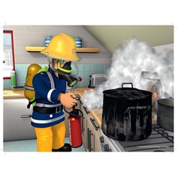 King International (05642) - "Fireman Sam" - 12 24 35 50 pieces puzzle