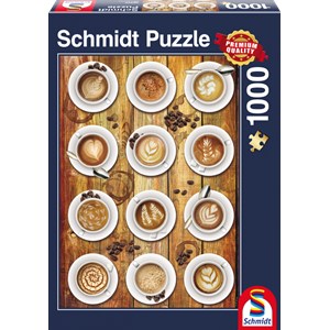 Schmidt Spiele (58277) - "Coffee" - 1000 pieces puzzle