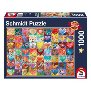 Schmidt Spiele (58295) - "Heart To Heart" - 1000 pieces puzzle