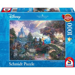 Schmidt Spiele (59472) - Thomas Kinkade: "Cinderella" - 1000 pieces puzzle