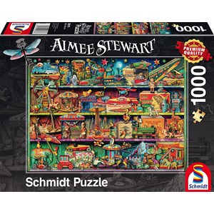 Schmidt Spiele (59376) - Aimee Stewart: "Wonderful World of Toys" - 1000 pieces puzzle