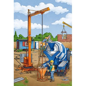 Schmidt Spiele (56200) - "The Construction Site" - 24 pieces puzzle