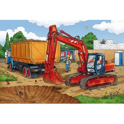 Schmidt Spiele (56200) - "The Construction Site" - 24 pieces puzzle
