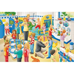 Schmidt Spiele (56201) - "A Day in the Children's Garden" - 24 pieces puzzle