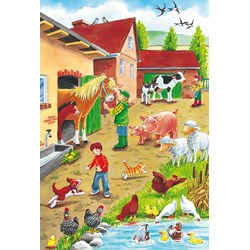 Schmidt Spiele (56216) - "On the Farm" - 24 pieces puzzle