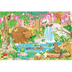 Schmidt Spiele (56220) - "Animals of the Forest" - 24 pieces puzzle