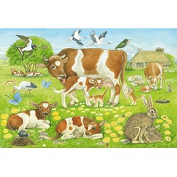 Schmidt Spiele (56222) - "Animal Families" - 48 pieces puzzle