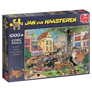 Jumbo (19056) - Jan van Haasteren: "Get that Cat!" - 1000 pieces puzzle