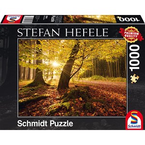 Schmidt Spiele (59384) - Stefan Hefele: "Autumn Magic" - 1000 pieces puzzle