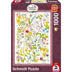 Schmidt Spiele (59566) - "Wild Flowers" - 1000 pieces puzzle