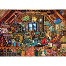 Schmidt Spiele (59379) - Aimee Stewart: "Treasures under the Roof" - 1000 pieces puzzle