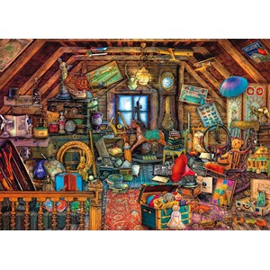 Schmidt Spiele (59379) - Aimee Stewart: "Treasures under the Roof" - 1000 pieces puzzle