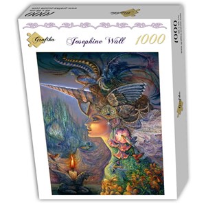 Grafika (T-00363) - Josephine Wall: "My Lady Unicorn" - 1000 pieces puzzle