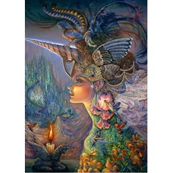 Grafika (T-00363) - Josephine Wall: "My Lady Unicorn" - 1000 pieces puzzle