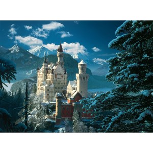 Clementoni (31390) - "Neuschwanstein Castle" - 1000 pieces puzzle