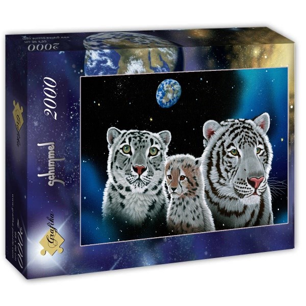 Grafika (T-00417) - Schim Schimmel, William Schimmel: "Gentle Family" - 2000 pieces puzzle