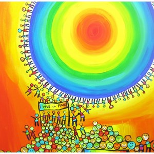 Grafika (02440) - Anne Poire, Patrick Guallino: "Vive La Paix" - 1500 pieces puzzle