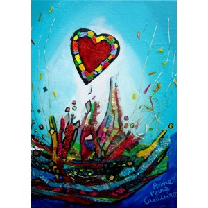 Grafika (02458) - Anne Poire, Patrick Guallino: "Eclats d'Amour" - 1000 pieces puzzle