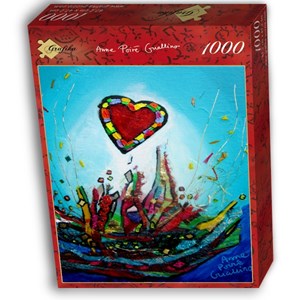 Grafika (02458) - Anne Poire, Patrick Guallino: "Eclats d'Amour" - 1000 pieces puzzle