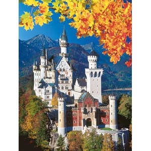 Ravensburger (16386) - "Neuschwanstein Castle In Autumn" - 1500 pieces puzzle