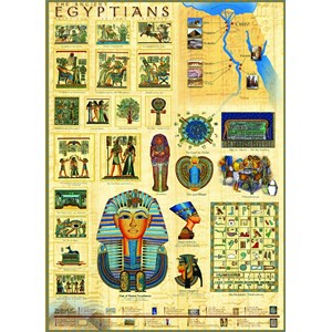 Eurographics (6000-0083) - "Ancient Egyptians" - 1000 pieces puzzle