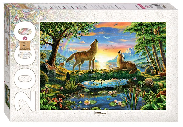 Step Puzzle (84029) - "Wolves" - 2000 pieces puzzle