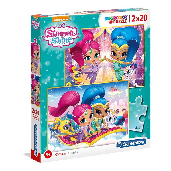 Clementoni (07028) - "Shimmer & Shine" - 20 pieces puzzle