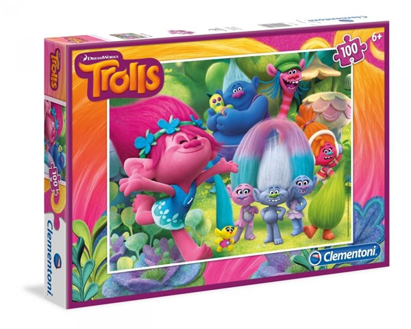 Clementoni (07250) - "Trolls" - 100 pieces puzzle