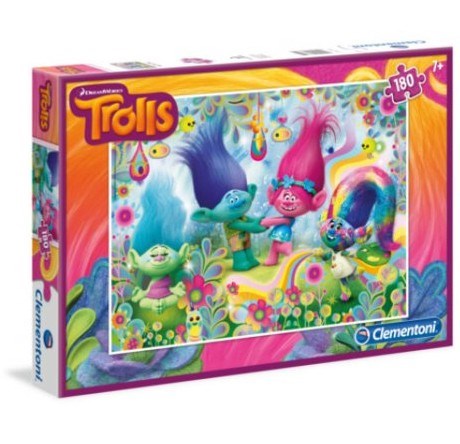 Clementoni (07335) - "Trolls" - 180 pieces puzzle