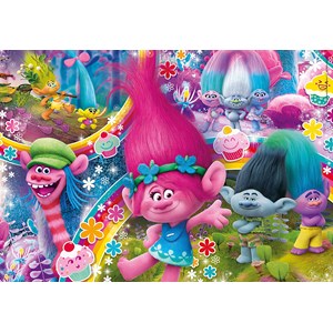 Clementoni (20144) - "Trolls" - 104 pieces puzzle