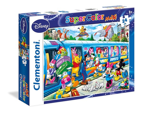 Clementoni (24464) - "Disney Train" - 24 pieces puzzle