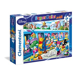 Clementoni (24464) - "Disney Train" - 24 pieces puzzle