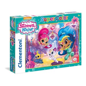 Clementoni (26969) - "Shimmer & Shine" - 60 pieces puzzle