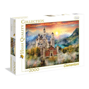 Clementoni (32559) - "Neuschwanstein, Germany" - 2000 pieces puzzle