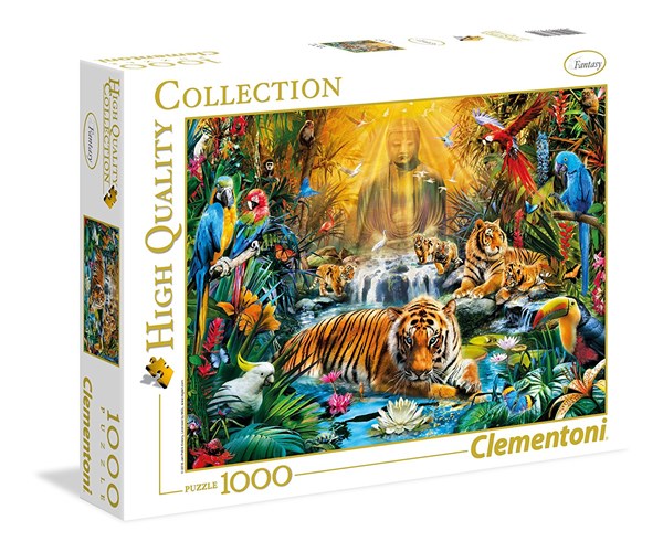 Clementoni (39380) - "Mysterious Tiger" - 1000 pieces puzzle