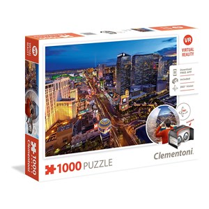 Clementoni (39404) - "Las Vegas" - 1000 pieces puzzle