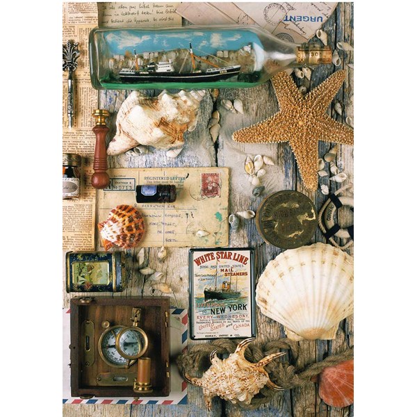 Ravensburger (19479) - "Maritime Souvenirs" - 1000 pieces puzzle