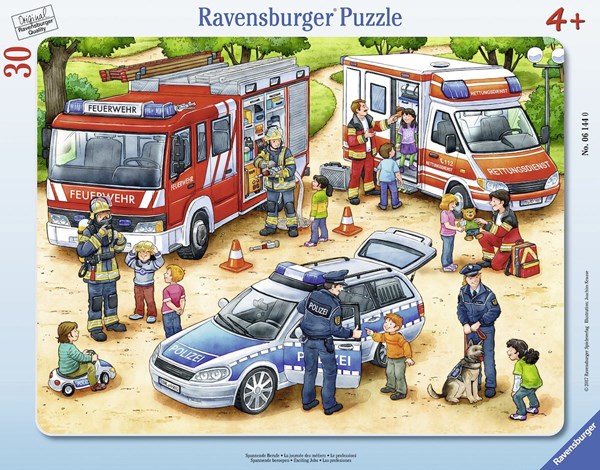 Ravensburger (06144) - "Exciting Professions" - 30 pieces puzzle