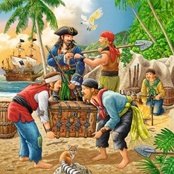Ravensburger (08030) - "Pirates" - 49 pieces puzzle