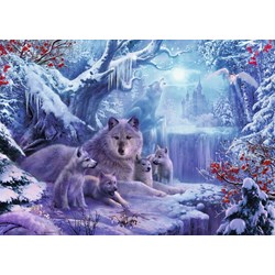 Ravensburger (19704) - "Winter Wolves" - 1000 pieces puzzle