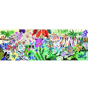 Djeco (07647) - "Rainbow Tigers" - 1000 pieces puzzle
