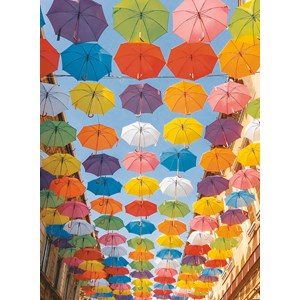 Ravensburger (14765) - "Colorful Umbrellas" - 500 pieces puzzle