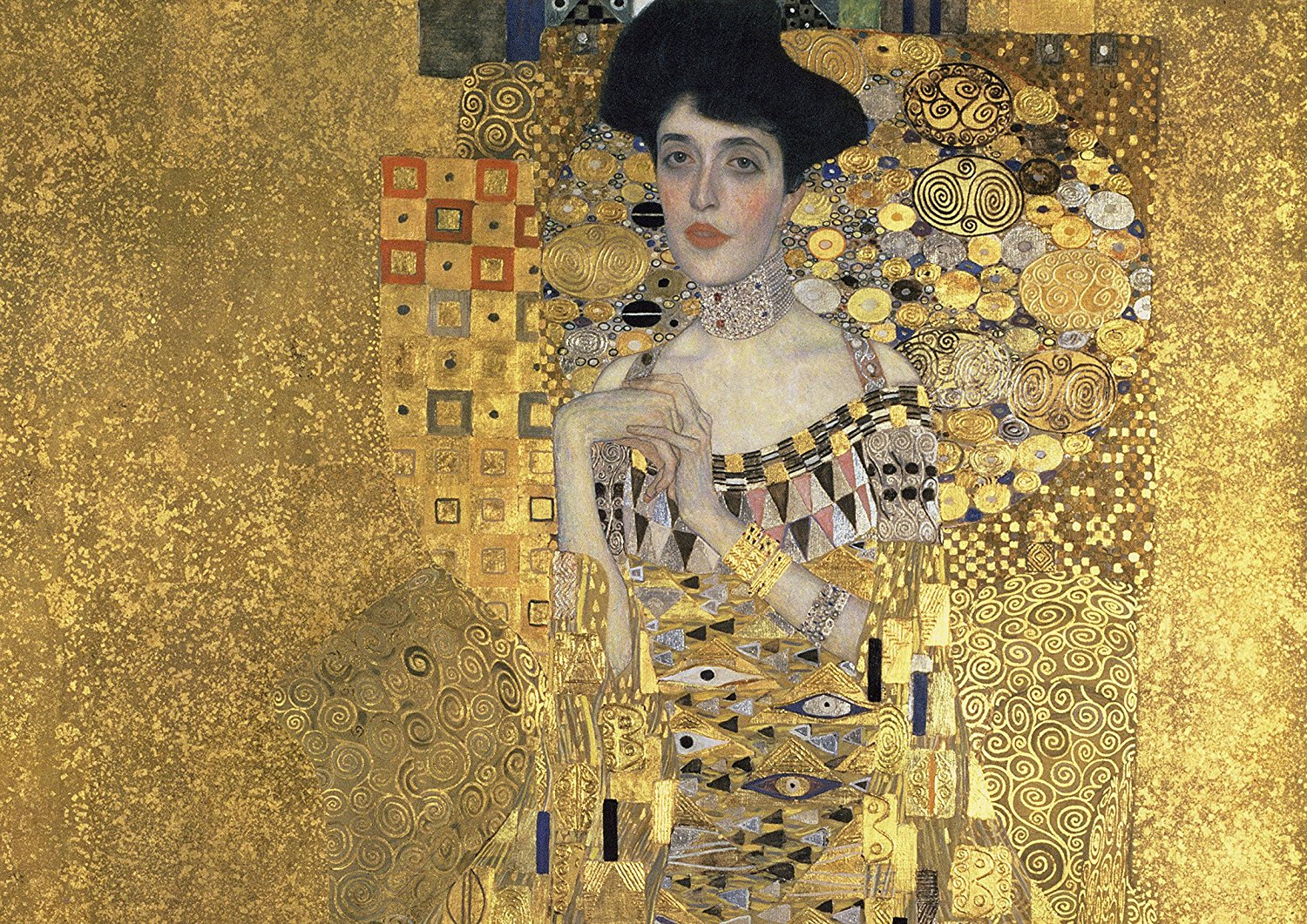 Ravensburger Puzzle 1200 Piece Jigsaw Touch of Gold Gustav Klimt Goldene Adele 