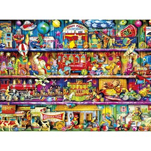 Buffalo Games (11744) - Aimee Stewart: "Vintage Toy Shelf" - 1000 pieces puzzle