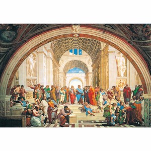 Clementoni (31404) - Raphael: "The School of Athens" - 1000 pieces puzzle