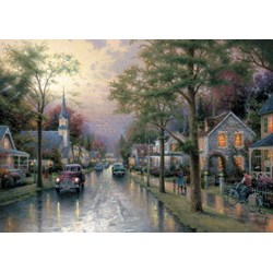 Schmidt Spiele (58441) - Thomas Kinkade: "The Waking" - 1000 pieces puzzle