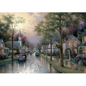 Schmidt Spiele (58441) - Thomas Kinkade: "The Waking" - 1000 pieces puzzle